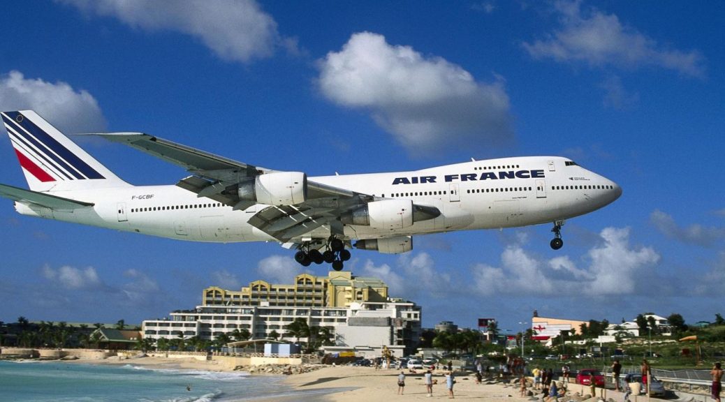 Maho Beach in Sint Maarten - Orkaan Irma