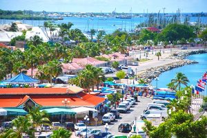 Marigot, Sint Maarten voor Orkaan Irma